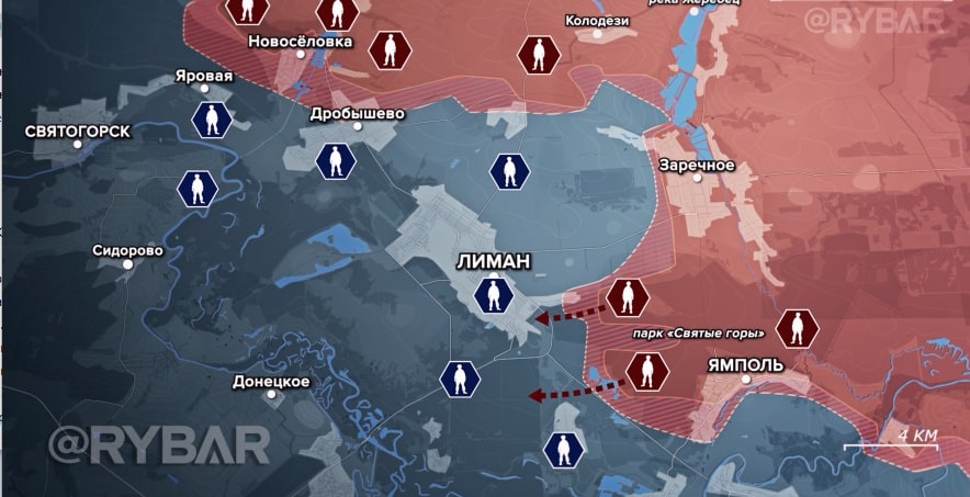 През втората половина на ноември гвардейски части от руската групировка