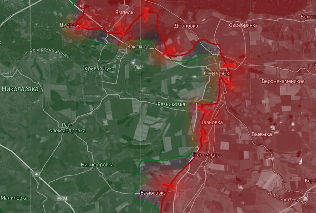 Руската армия е преминала моста през река Бахмутка в Северск