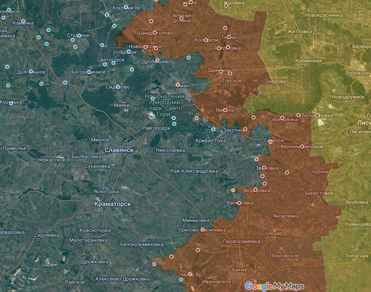 Северск практически е под контрола на руската армия като съпротивата