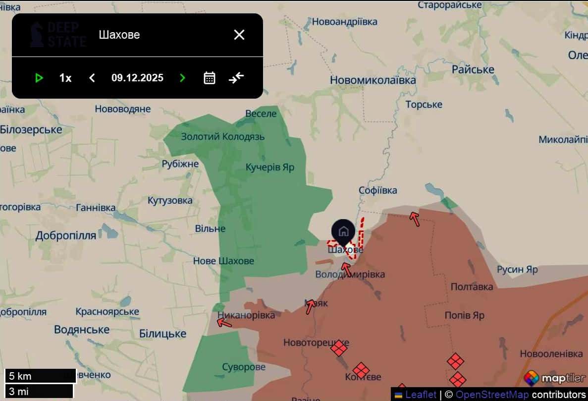 Руската пехота фактически е взела под свой контрол Шахово намиращо