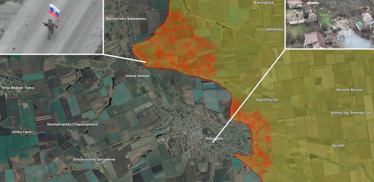 Руската армия е влязла в Гуляйполе Запорожка област от югоизток