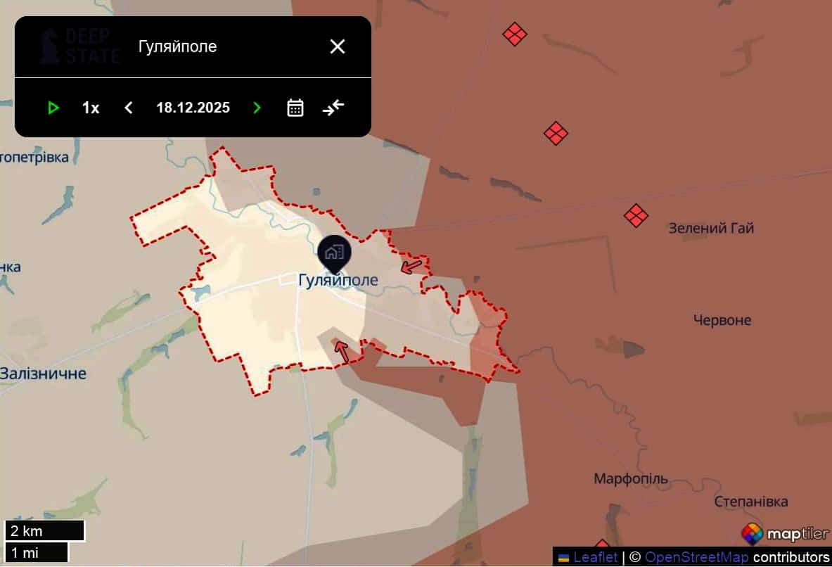 През последните 24 часа руската армия е напреднала към град