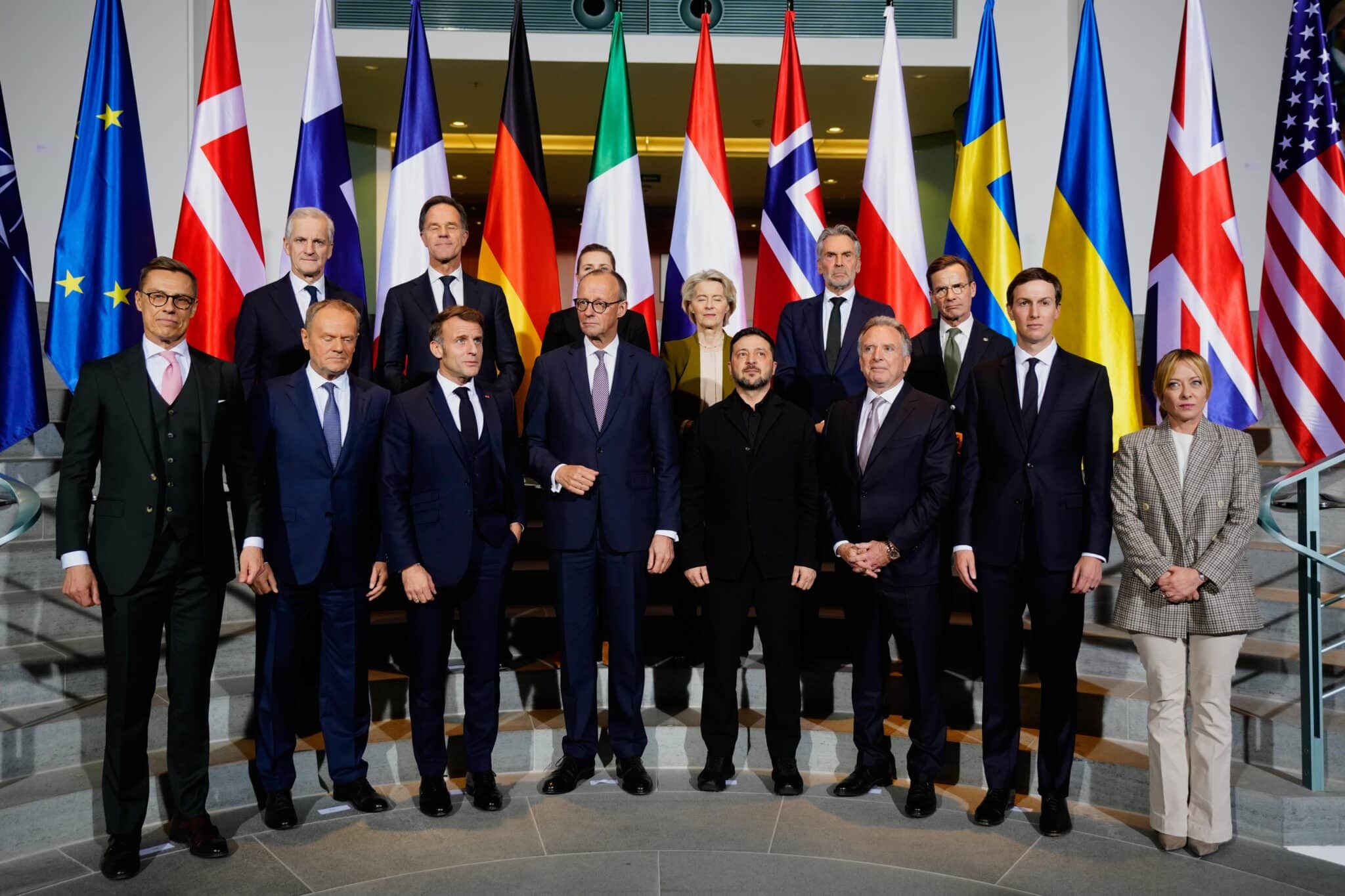 Лидерите на Германия Дания Финландия Франция Италия Нидерландия Норвегия Полша