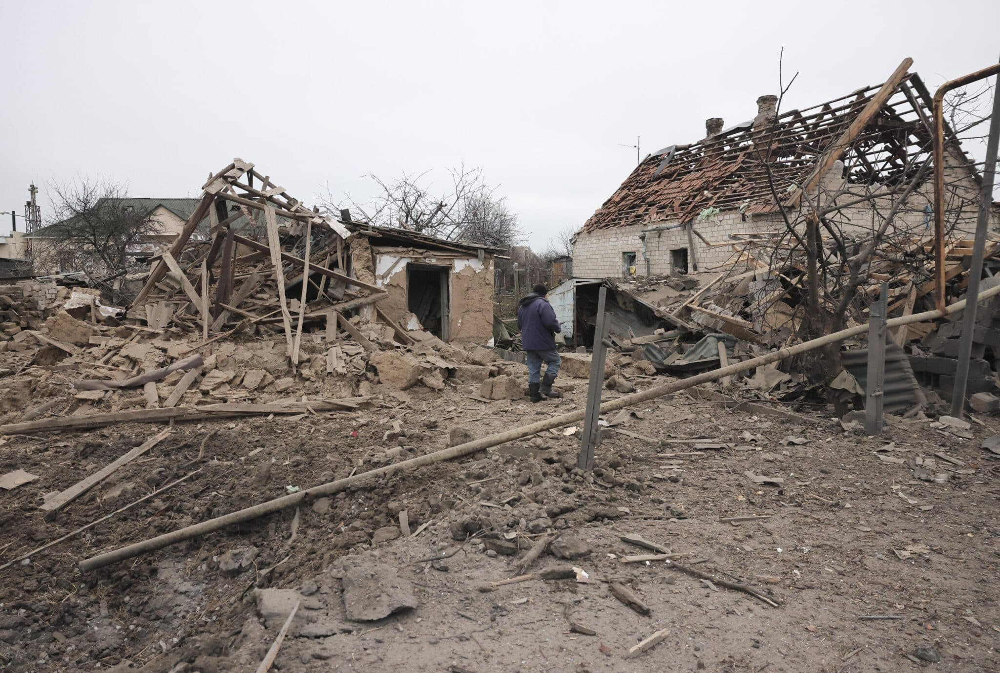 Руски въздушни удари по и около южния украински град Запорожие