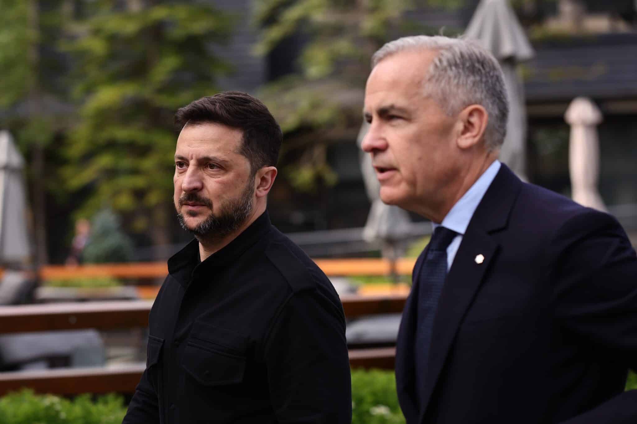 Украинският президент Володимир Зеленски пристигна в Халифакс Канада за среща