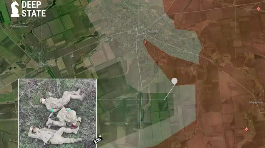 Според информация на аналитичния проект DeepState на 20 декември руски