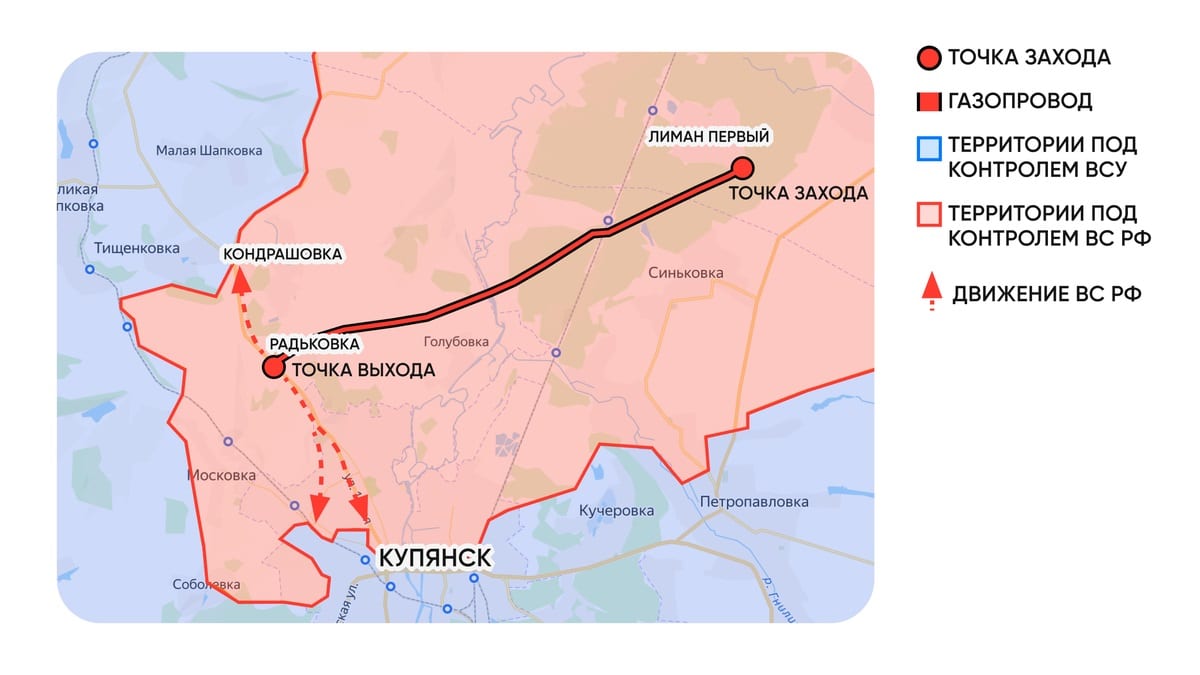 Газопровода в Купянск