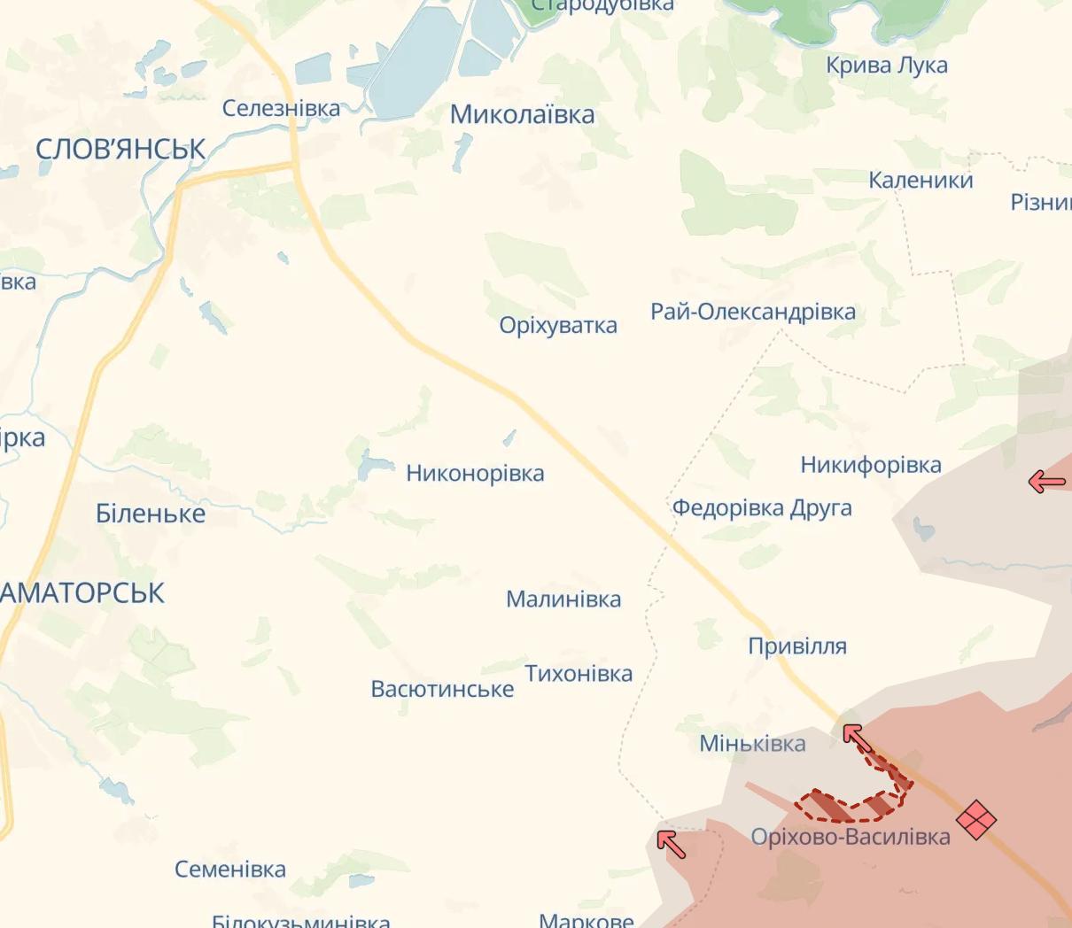 Магистралата Бахмут - Славянск