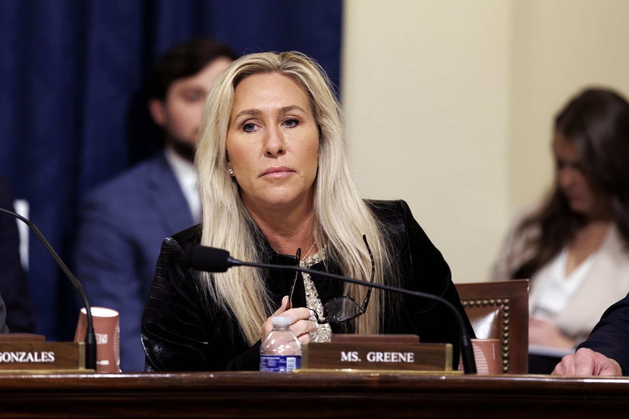 Членът на Камарата на представителите Марджъри Тейлър Грийн която тази