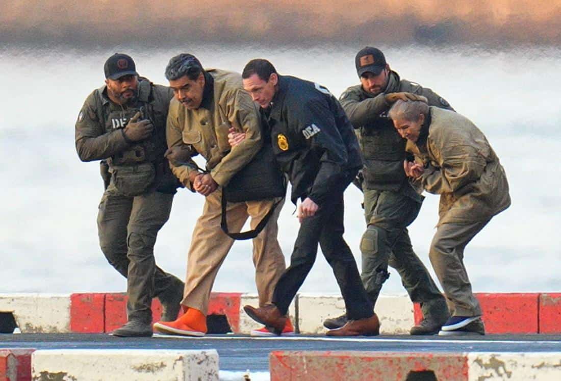 Николас Мадуро президент на Венецуела и съпругата му Силия Флорес