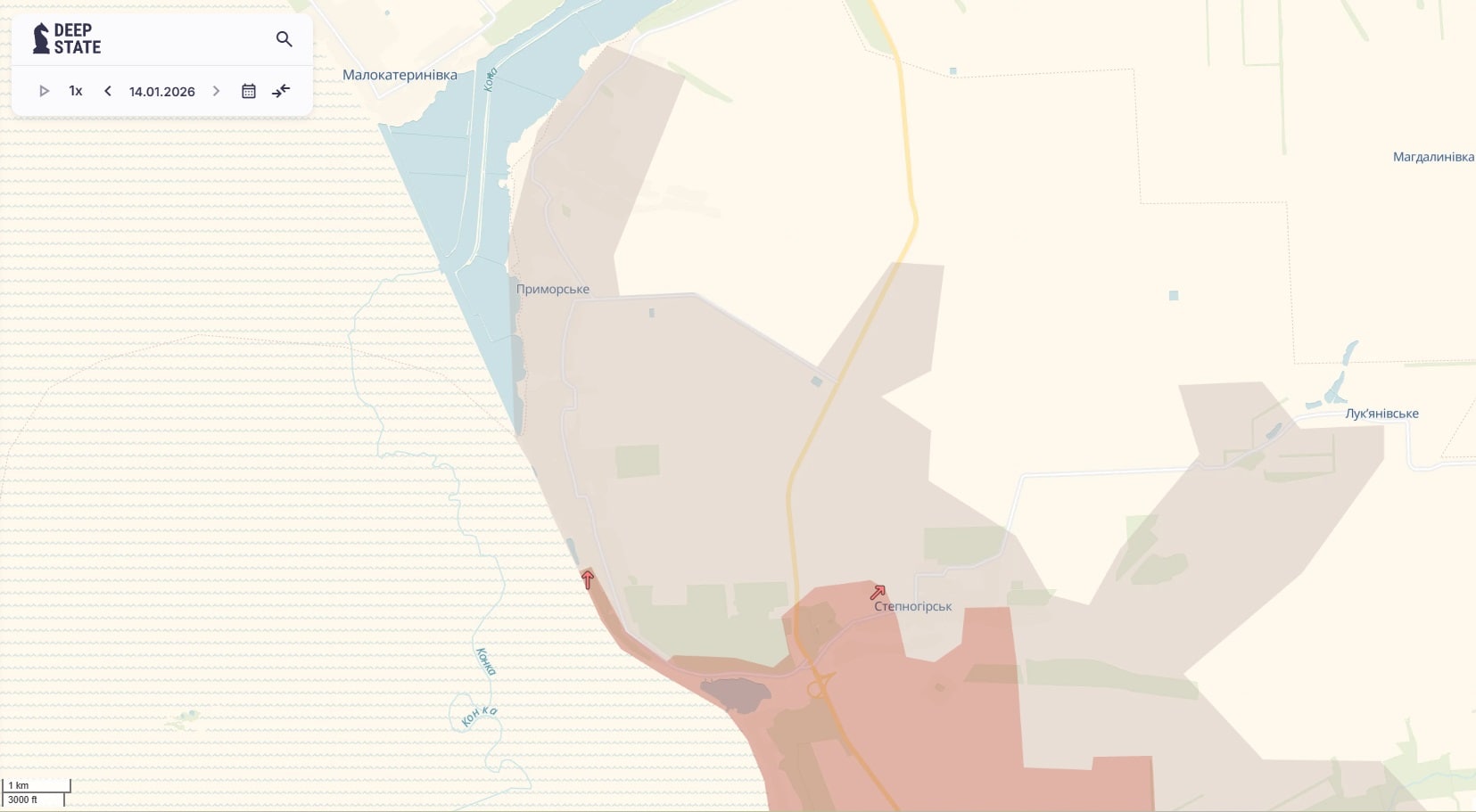 Русия пробива в Запорожие