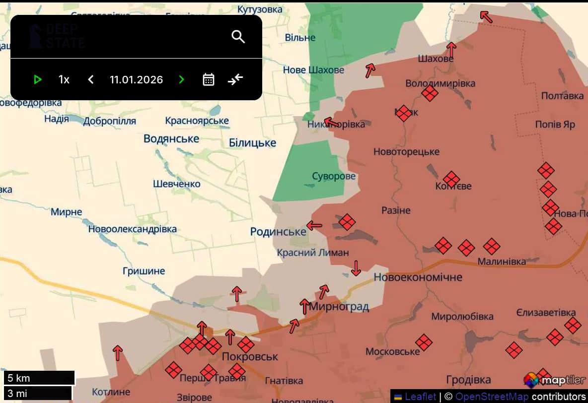 Руската армия на Покровско направление
