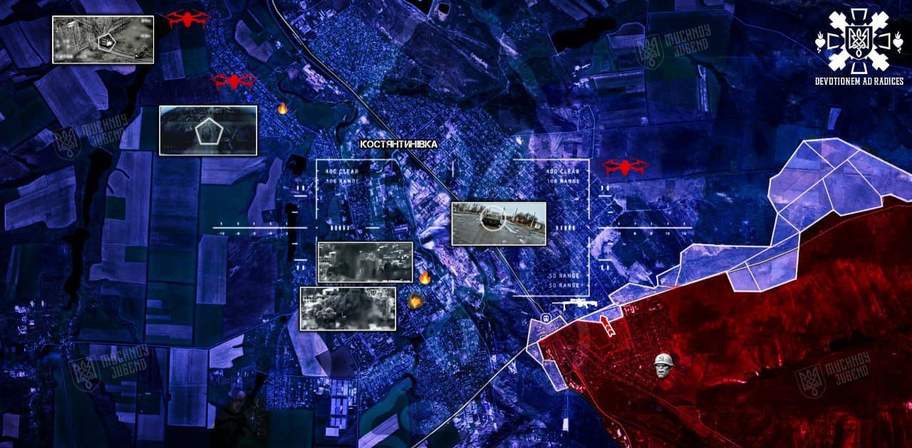 Руската армия настъпва в Константиновка