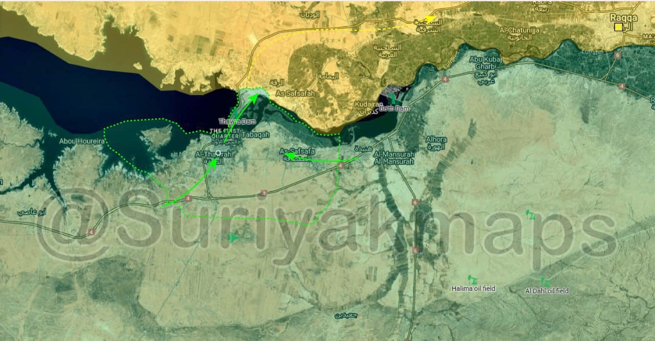 Сирия изхвърли кюрдите на север от река Ефрат