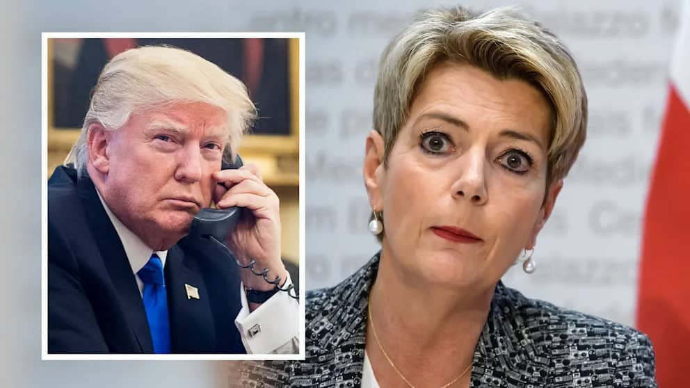 Карин Келер-Сутер и Доналд Тръмп