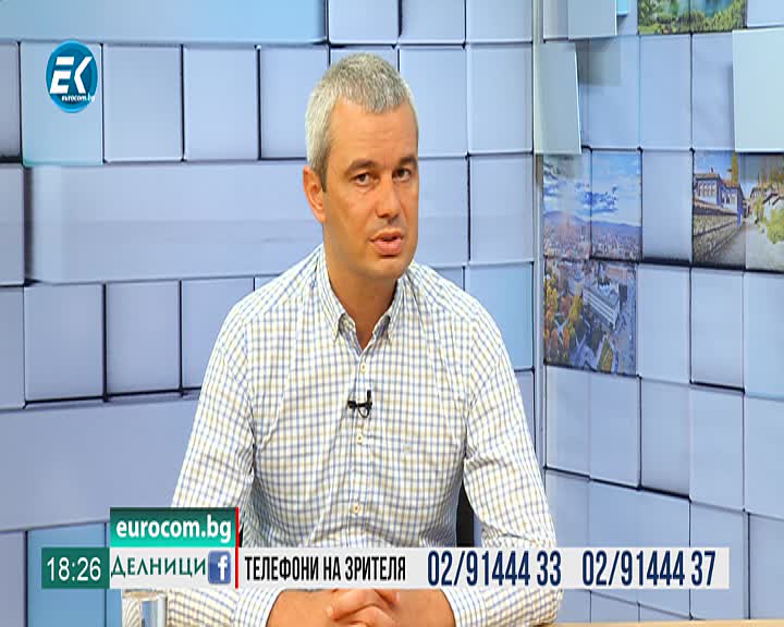 03.09.2019 Костадин Костадинов Председател на ПП Възраждане