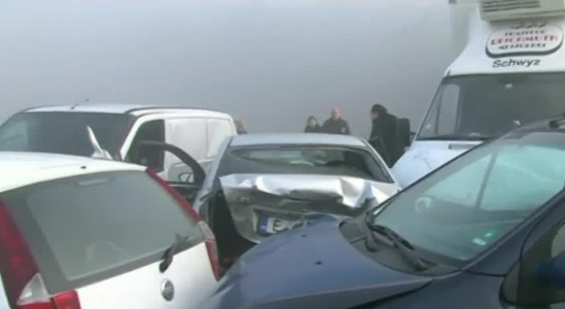 Възстановено е движението по АМ „Струма“ след верижната катастрофа край Сандански