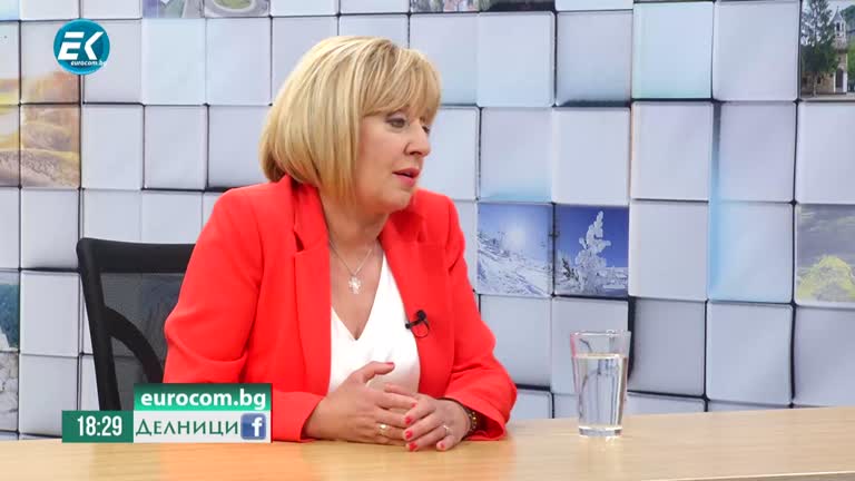 09-05-2022 Мая Манолова, председател на „Изправи се България“