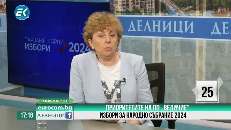 30-05-2024 Виктория Василева, ПП „Величие“