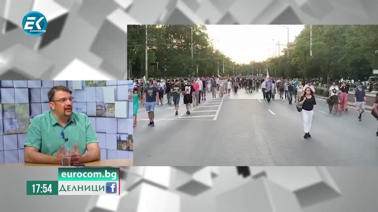 10-07-2020 Нестимир Ананиев, председател на ЕП „Волт“ и  Методи Андреев. Протести, плажове и гардове – какво предизвика гражданското недоволство.
