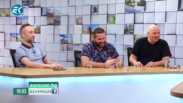 12-07-2021 Станимир Бакалов, Богомил Атанасов и Красимир Киров за финала на Евро 2020