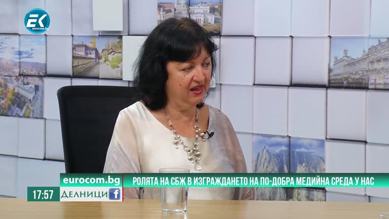 23-09-2020 Снежана Тодорова, председател на Съюза на българските журналисти. Ролята на СБЖ в изграждането на по-добра медийна среда у нас.